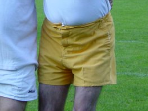 Pantalón rugby veteranos color dorado