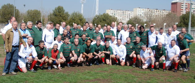 Con los veteranos de Heildelberg en 2012