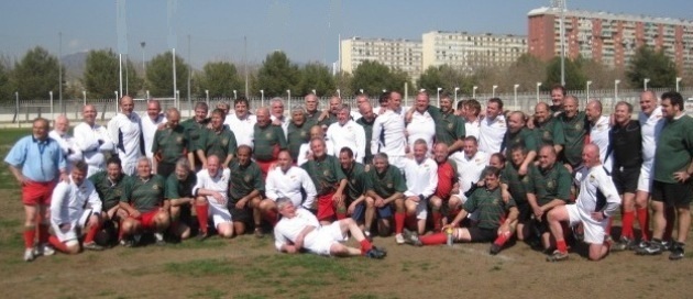 Con los veteranos de Postdam en 2008